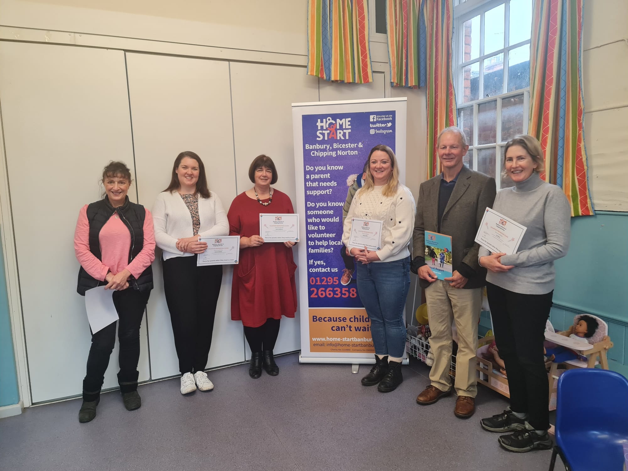 Welcome to our 5 new Home-Visiting Volunteers