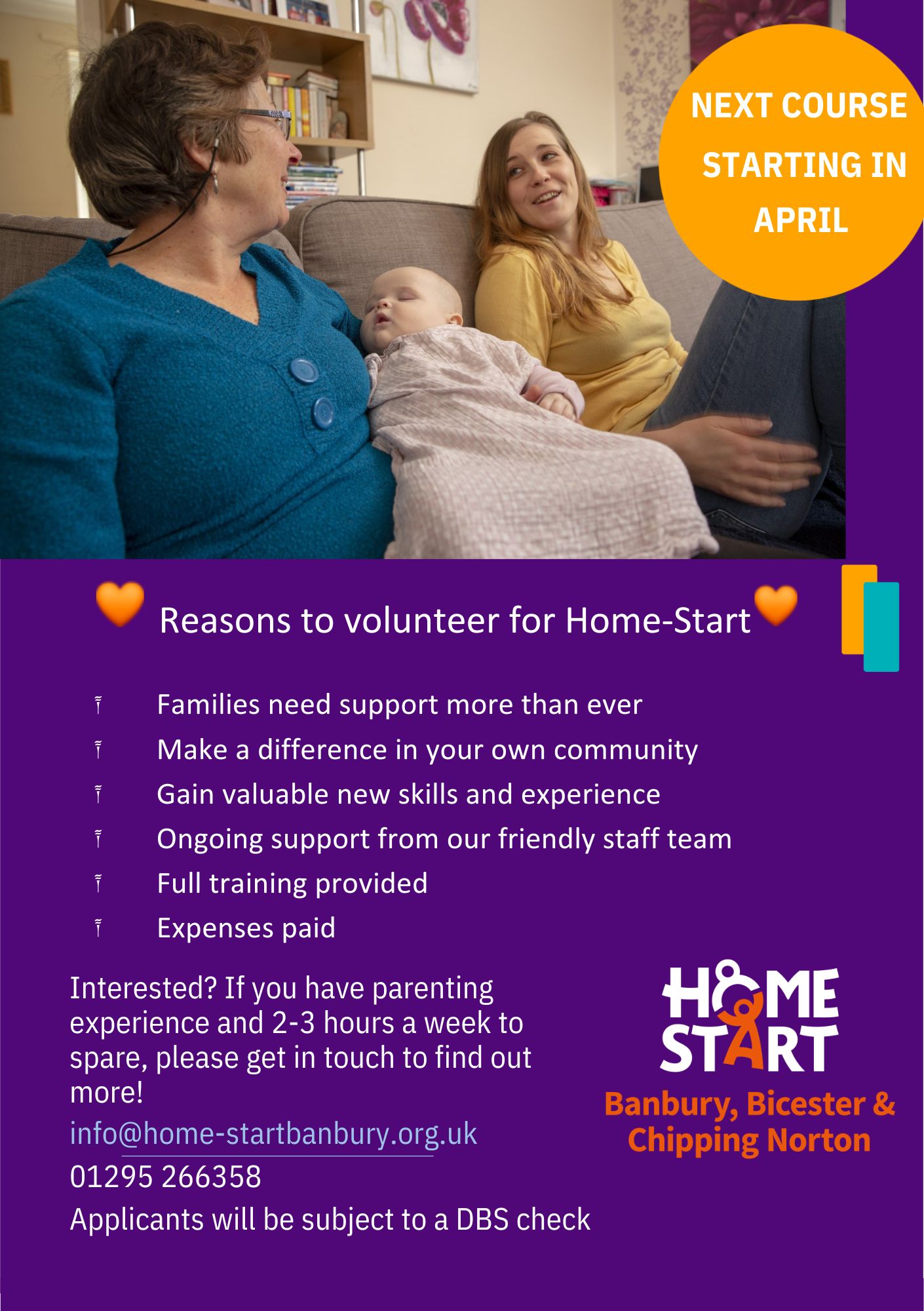 New Volunteer Preparation Course starting in the Spring